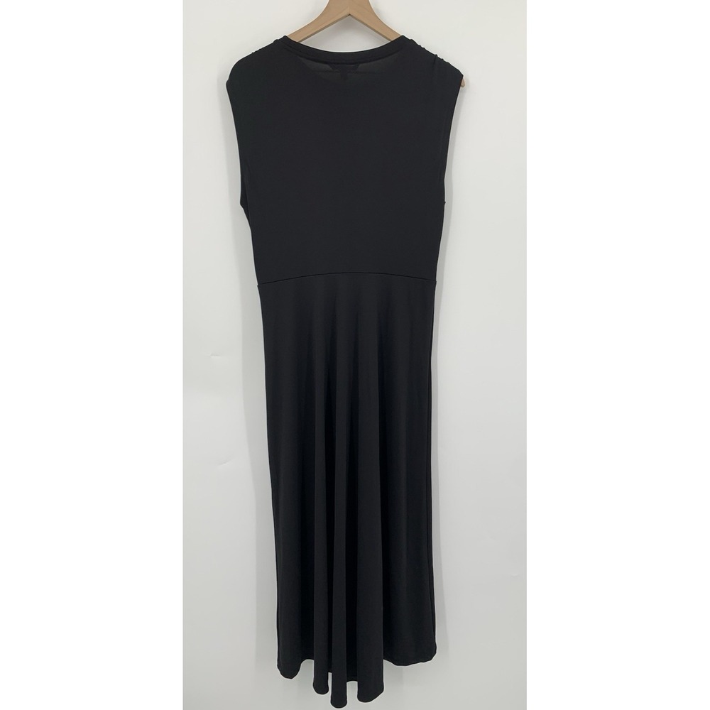 Banana Republic Black Sleeveless Midi Twist Dress - Picture 3 of 8